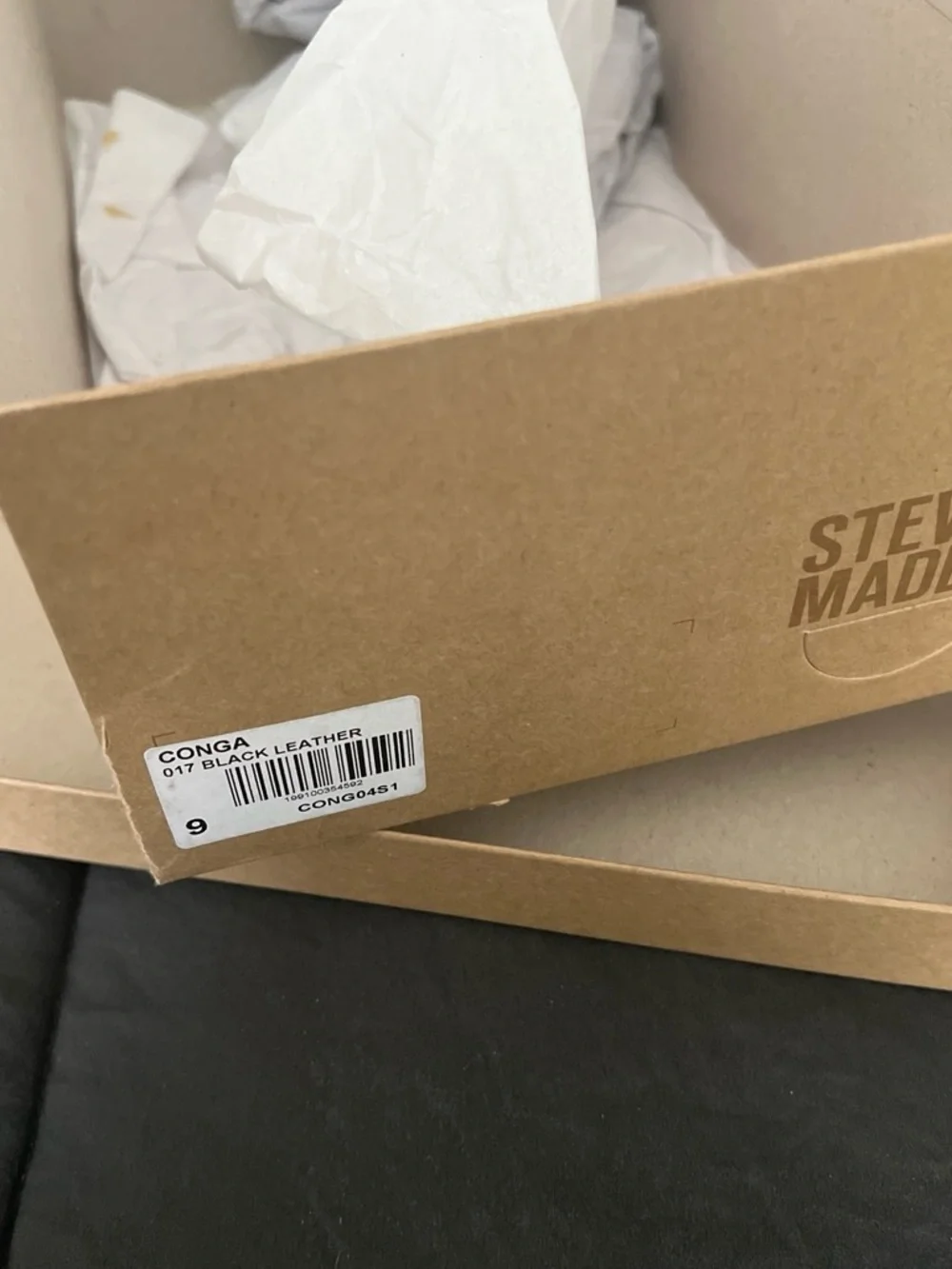 Steve Madden Black and Brown Platform Slide Sandals
